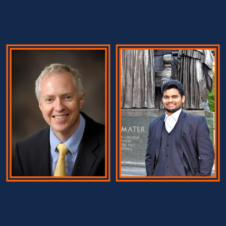 Side-by-side photos of Brian Cunningham and Seemesh Bhaskar