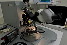 Device characterization lab (image of microscope)