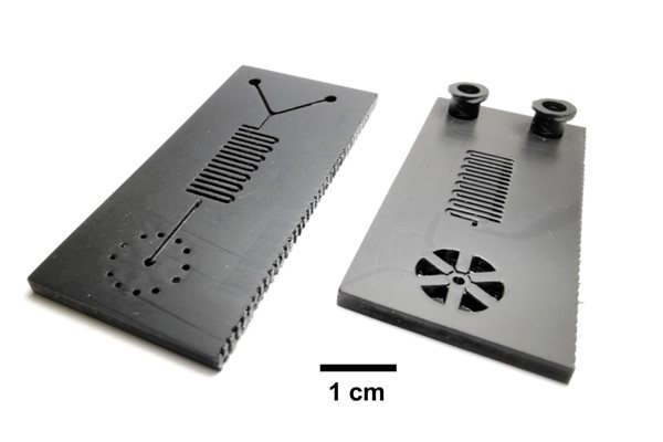 Microfluidic cartridge.